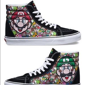 Vans Super Mario & Luigi Skate Shoes